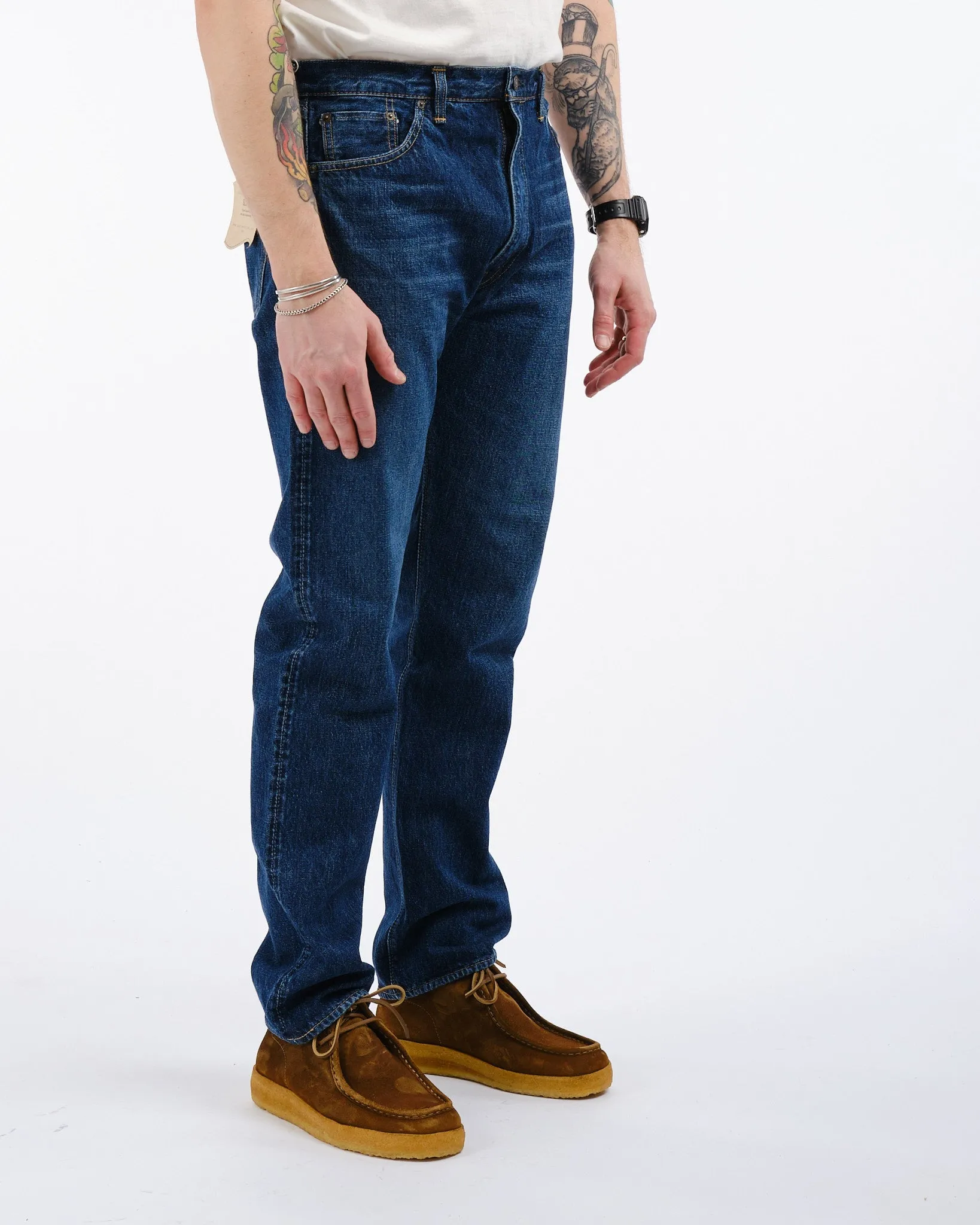 107 Ivy Fit Selvedge Denim Jeans 2 Year Wash