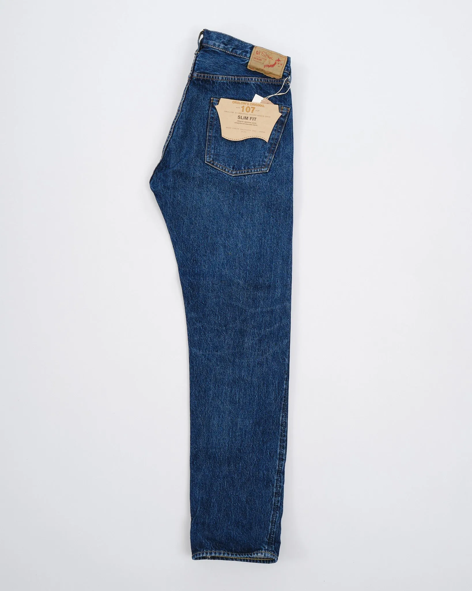 107 Ivy Fit Selvedge Denim Jeans 2 Year Wash