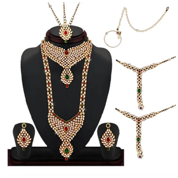 14Fashions Gold Plated Bridal Jewellery Set