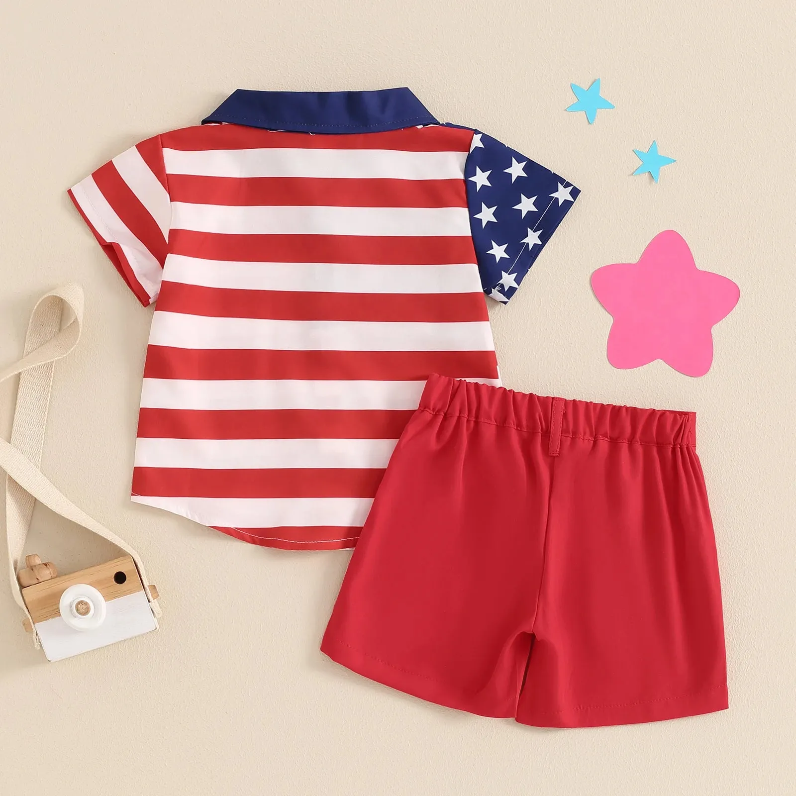 4TH OF JULY Flag Outfit