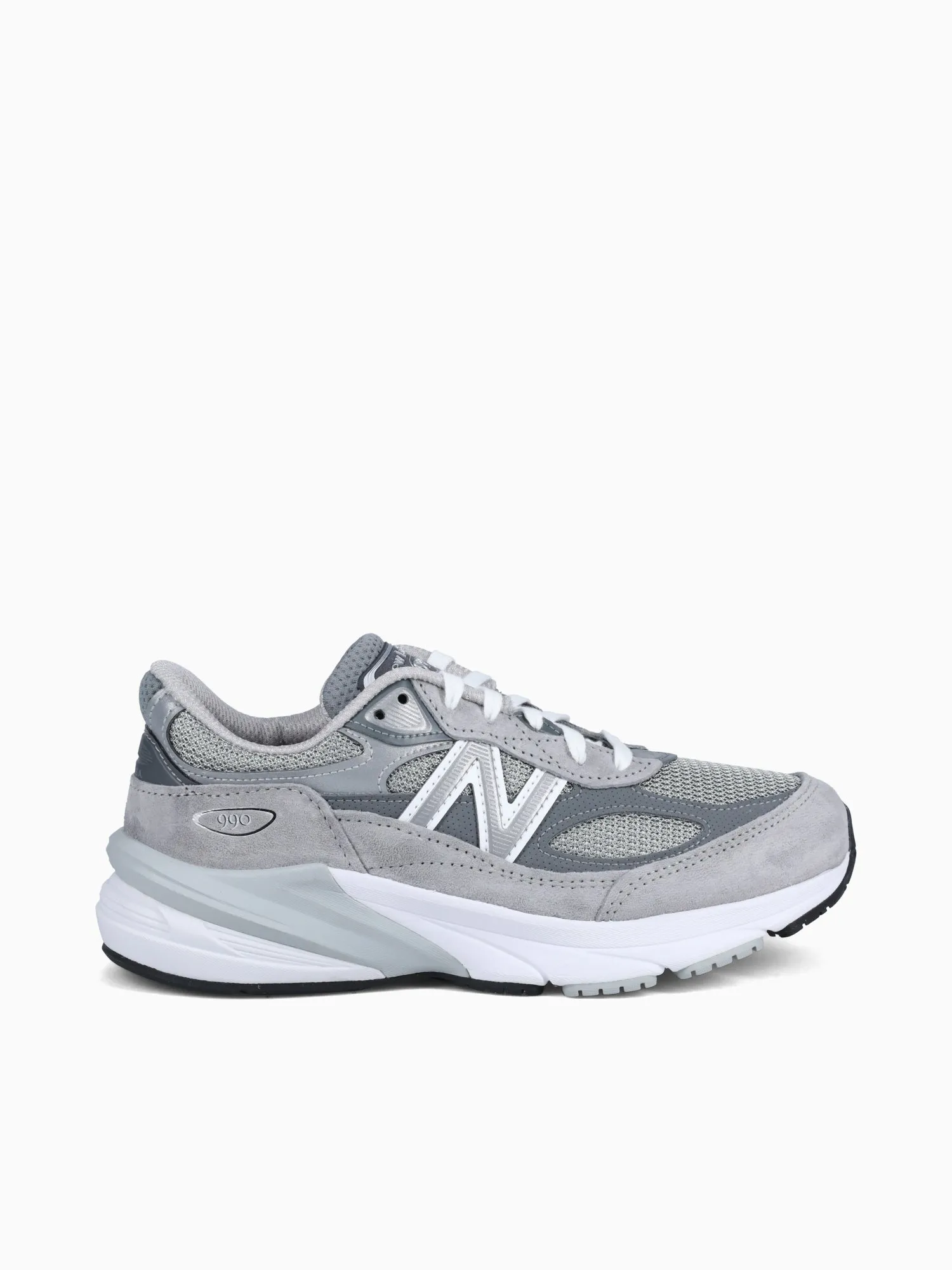 990v6 Grey Suede