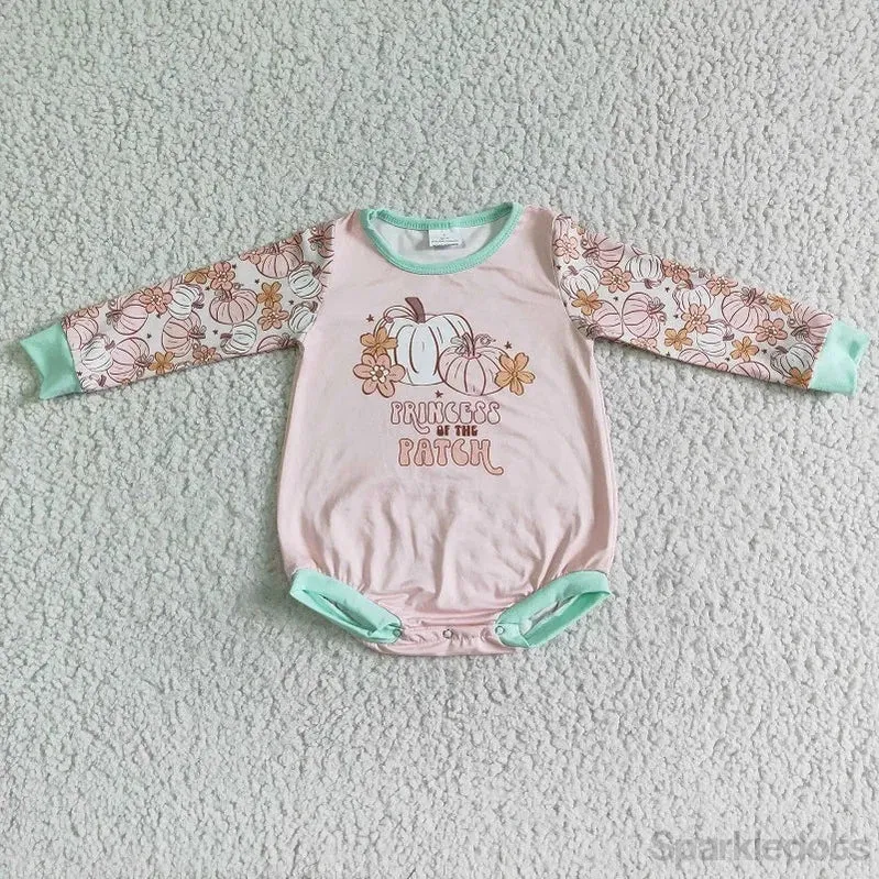 Baby Onesie Romper - Autumn - Pumpkin Patch Princess Girls