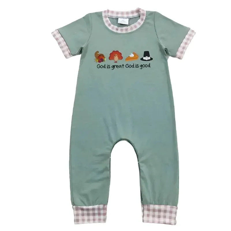 Baby Romper - Boys - Thanksgiving God is Good