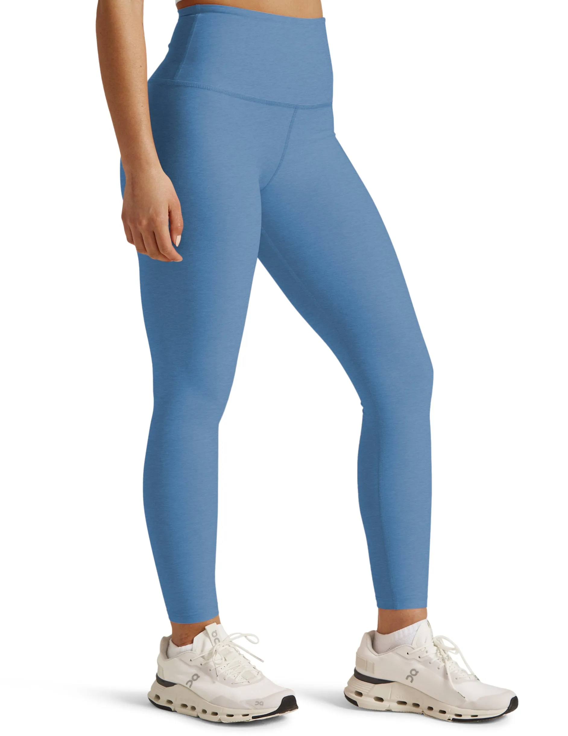 Beyond Yoga Caught in the Midi Legging - Sky Blue Heather