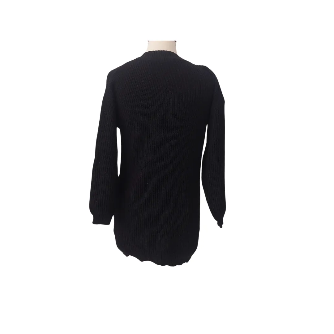 Boohoo Black Knit Sweater Dress | Pre Loved |