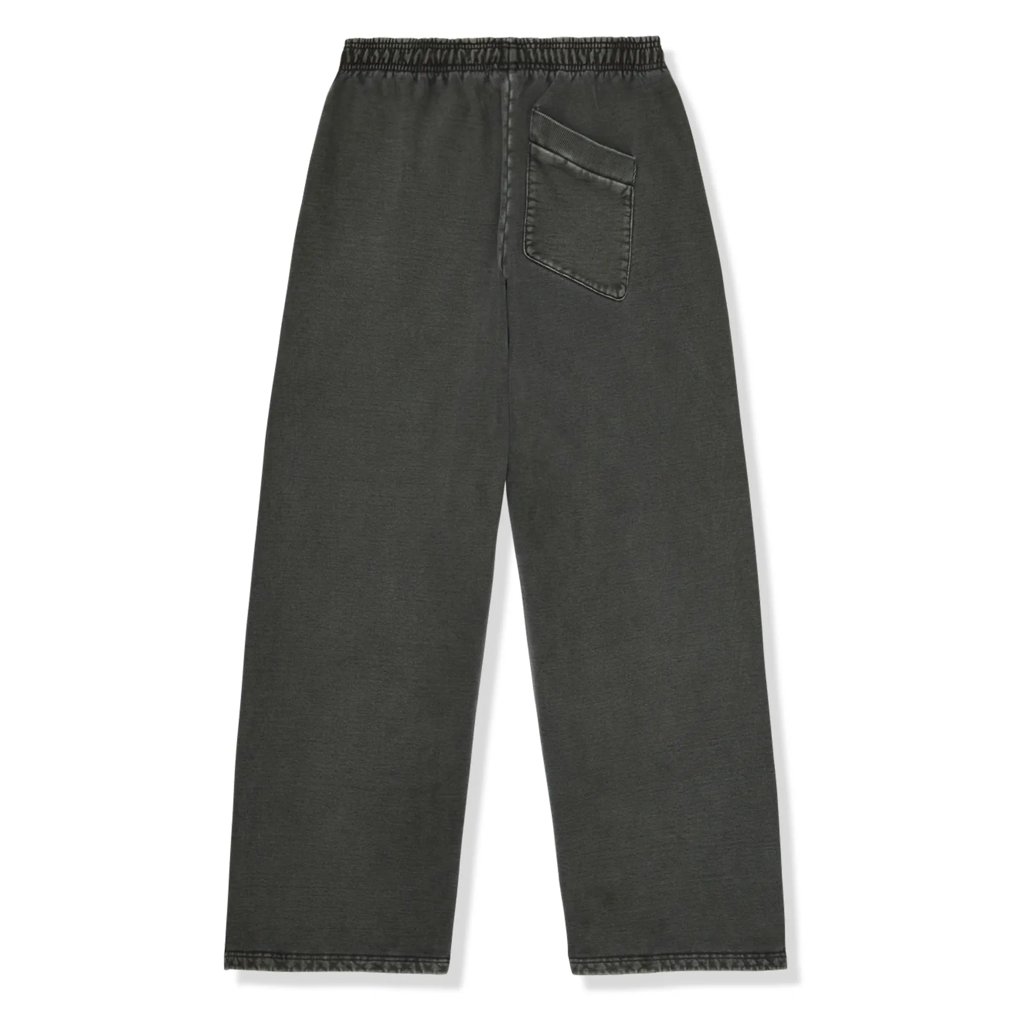 Broken Planet Basics Wide Leg Washed Soot Black Sweatpants