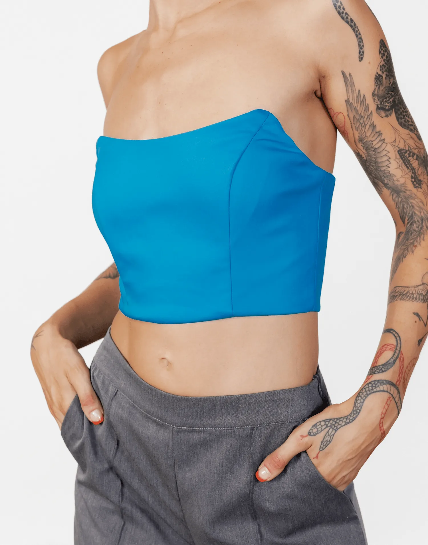 Close To You Corset Top (Cobalt)