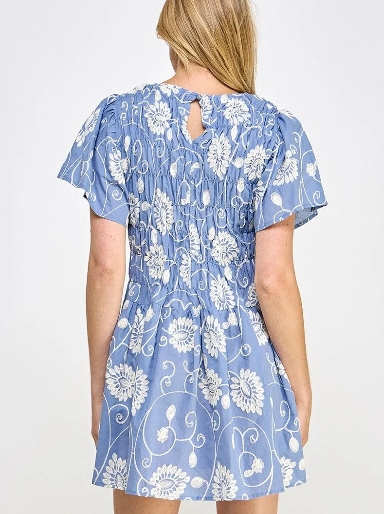 Eloise Embroidered Dress