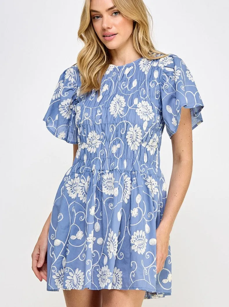 Eloise Embroidered Dress