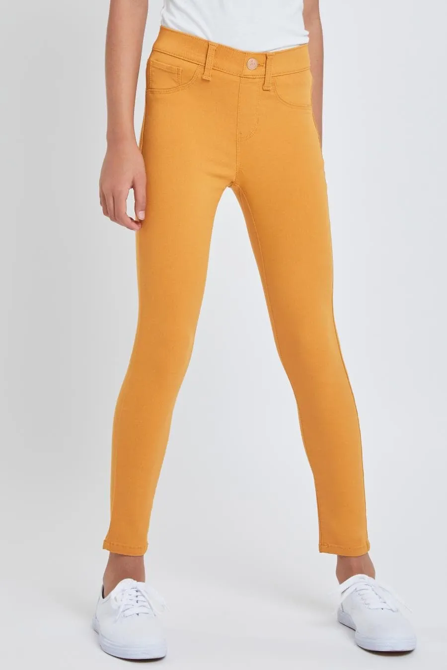 Girls' Stretch Skinny School Color Pants