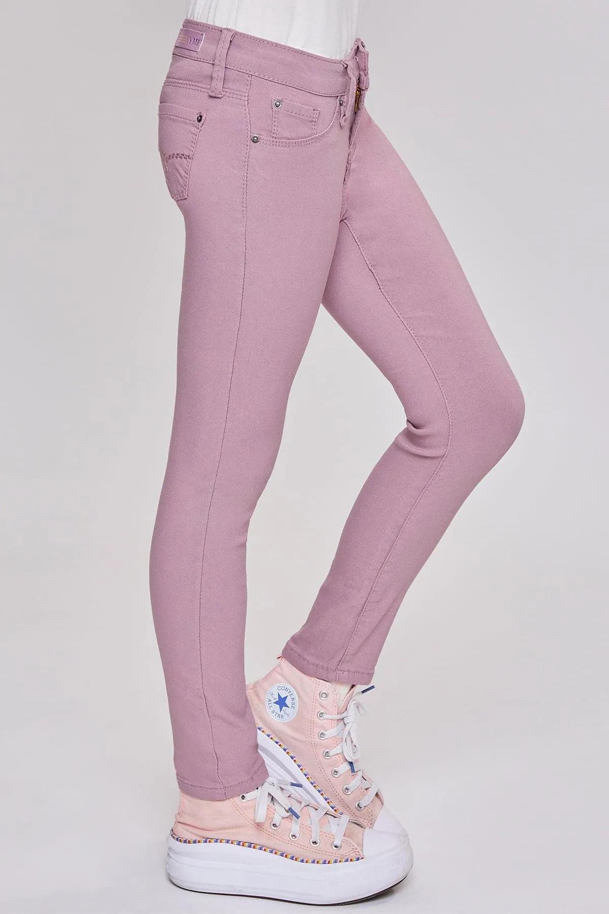 Girls' Stretch Skinny School Pants