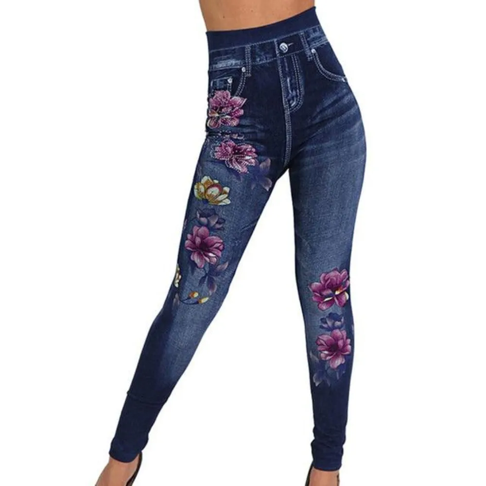 High Waist Jeans Slim Pencil Skinny