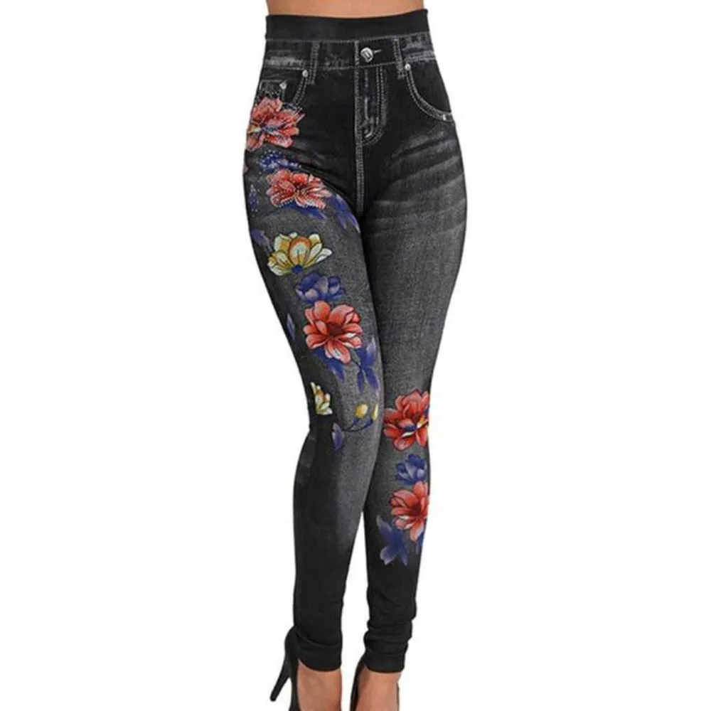 High Waist Jeans Slim Pencil Skinny