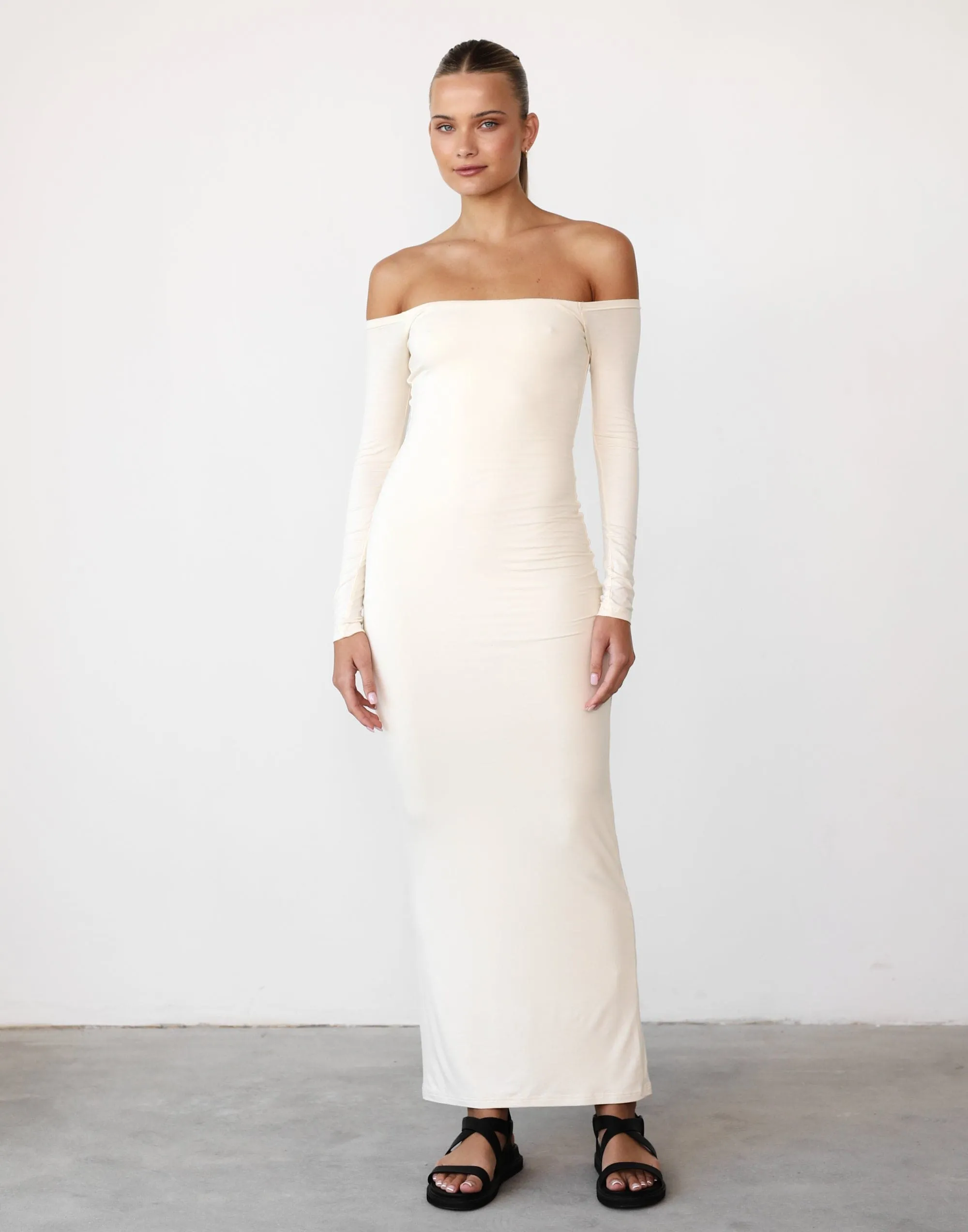 Iris Maxi Dress (Cream)