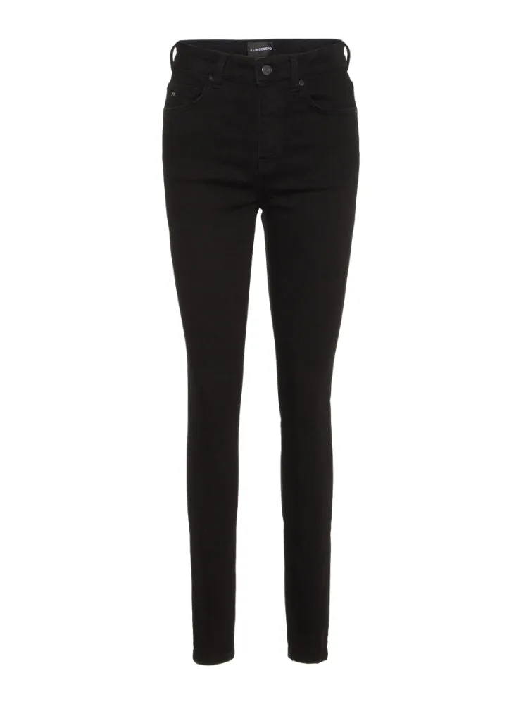 J.Lindeberg Womens Uma Skinny Fit Jeans - Black