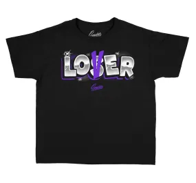 Kids Court Purple 13 Shirt - Lover - Black