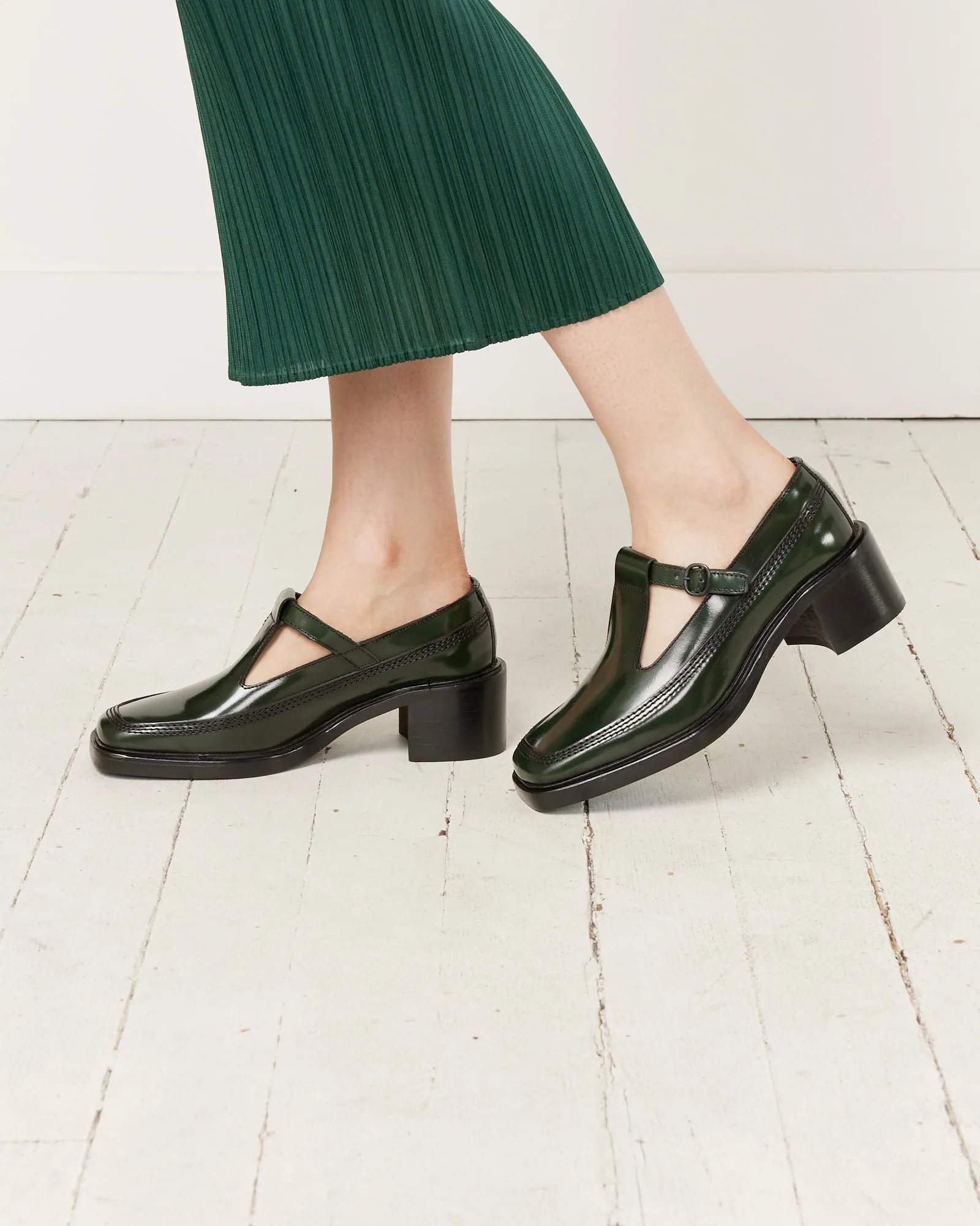 Lluisa Heeled Brushed Loafer