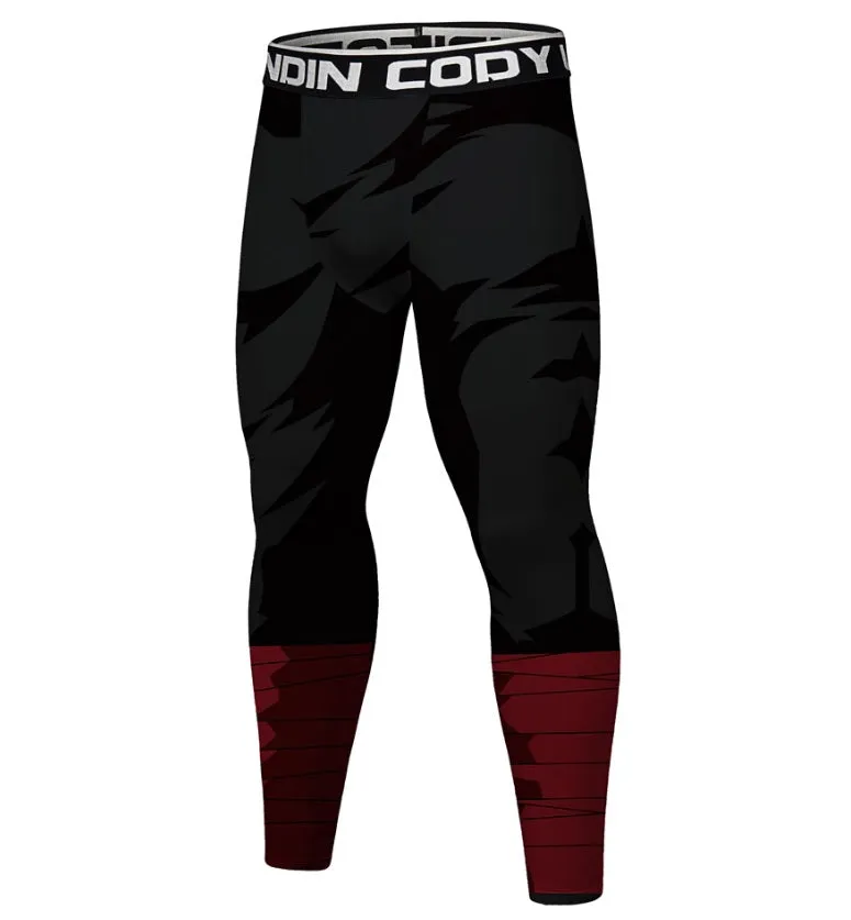 Naruto 'Rock Lee | Dark' Elite Long Sleeve Compression Rash Guard Set