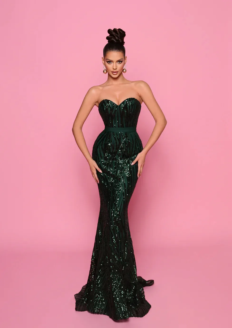 NICOLETTA Vivienne Gown - Emerald