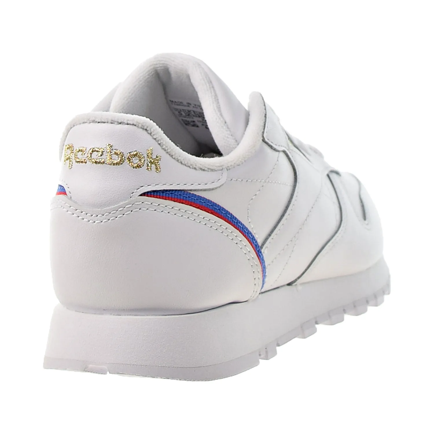 Reebok Classic Leather International Women's Shoes White-Radiant Red-Blue Blast