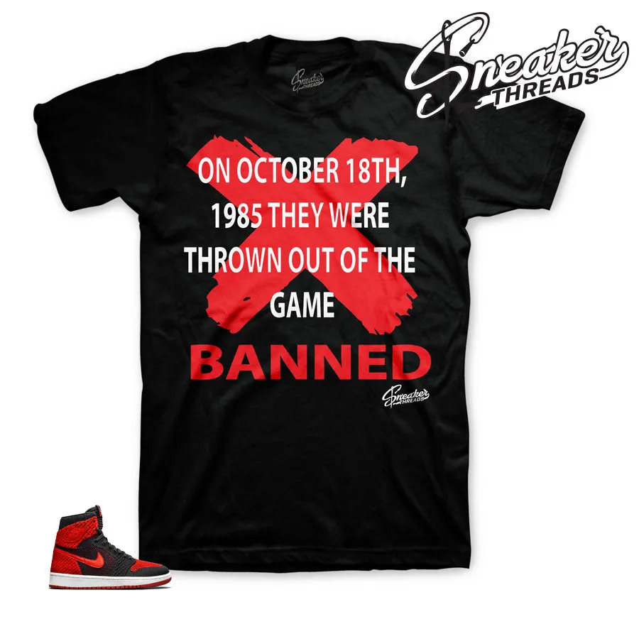 Retro 1 Flyknit Banned Shirt