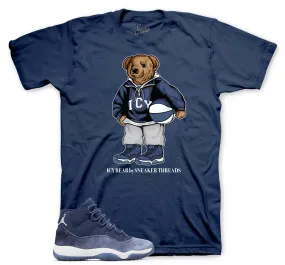 Retro 11 Midnight Navy 82 Shirt - Icy Bear - Navy