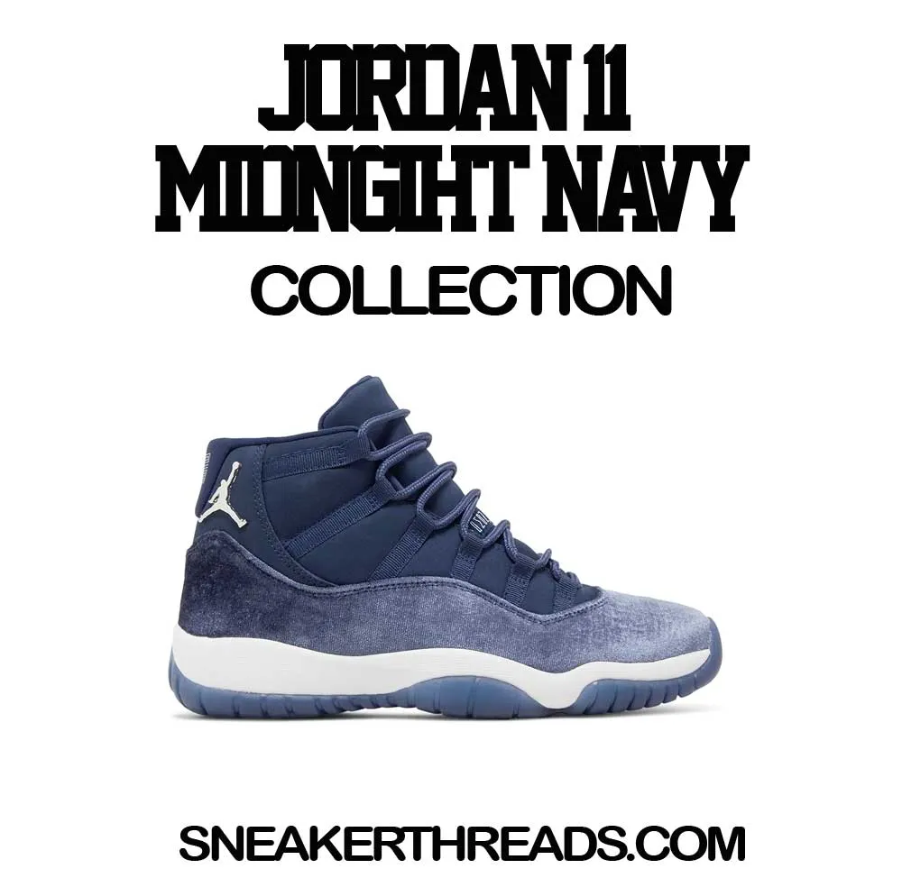 Retro 11 Midnight Navy 82 Shirt - Icy Bear - Navy