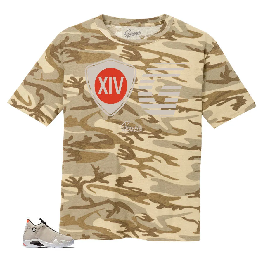 Retro 14 Desert Sand Shirt - Original -  Camo Sand