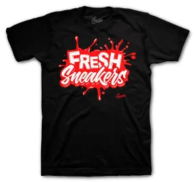 Retro 14 Lipstick Shirt - Fresh Sneakers - Black