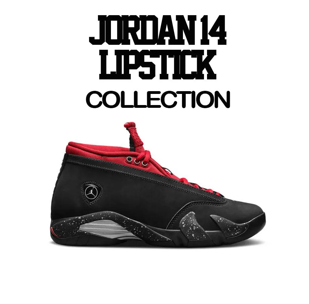 Retro 14 Lipstick Shirt - Fresh Sneakers - Black