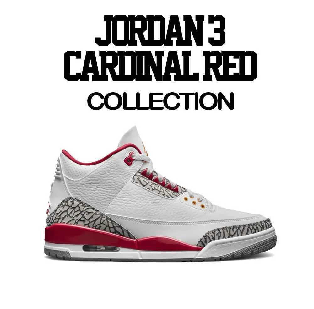 Retro 3 Cardinal Red Shirt - Box Of Sneakers