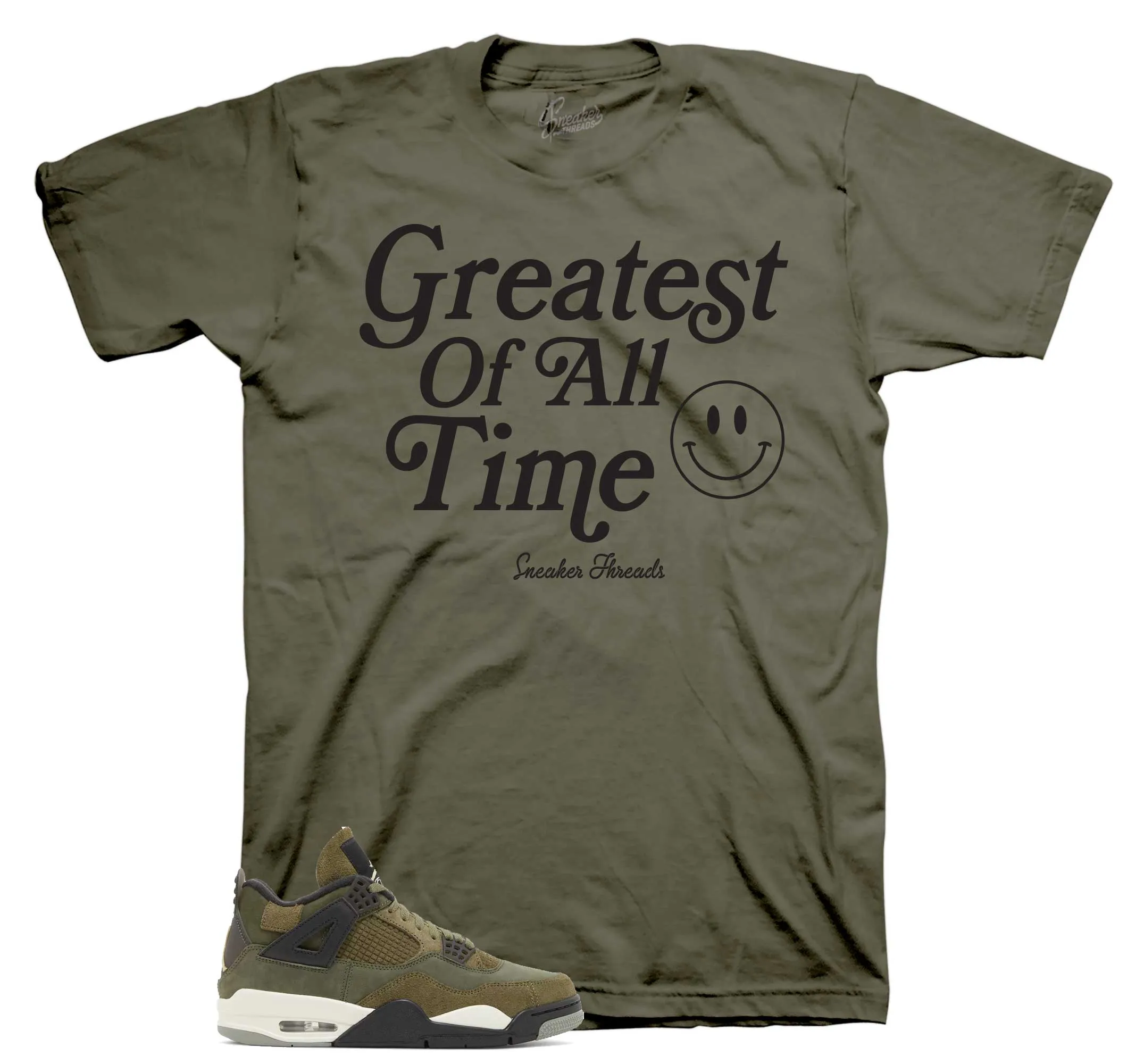 Retro 4 Craft Olive Goat Shirt