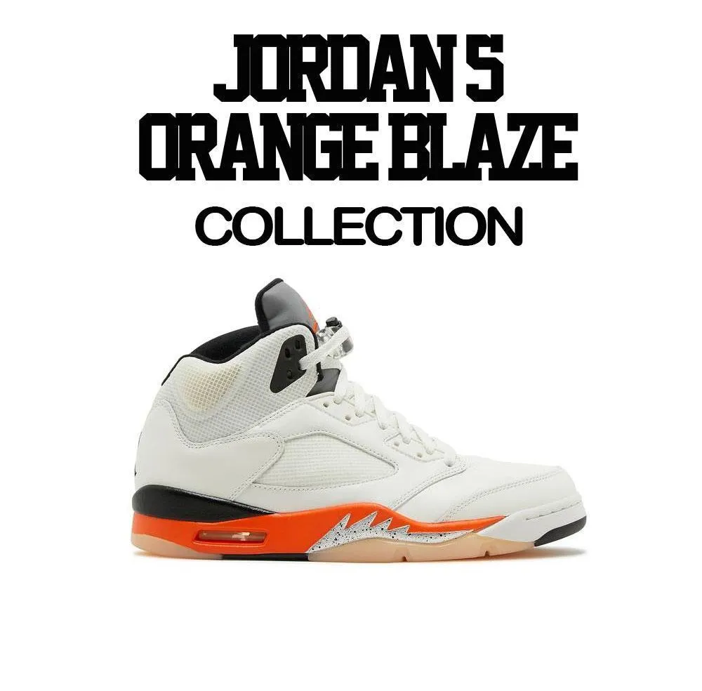 Retro 5 Orange Blaze Killing The Game Shirt