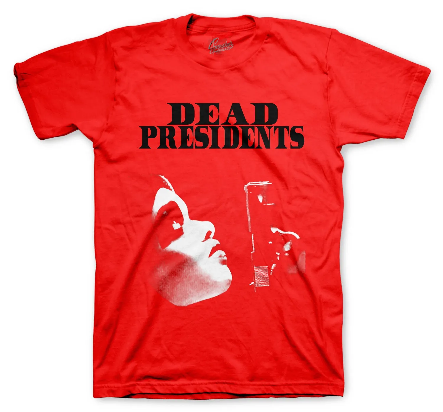 Retro 5 Raging Bull Shirt - Dead Pres - Red