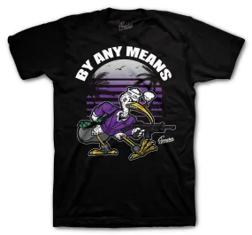 Retro 7 Flint Grey Shirt - By any Means - Black