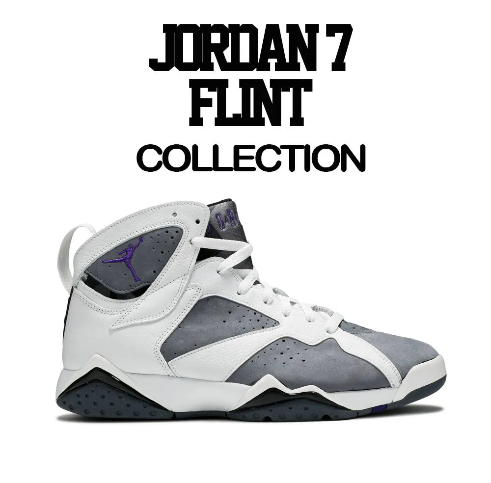 Retro 7 Flint Grey Shirt - ST Palms - Charcoal