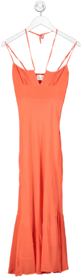 Reve The Label Orange Juliette Dress UK XXS