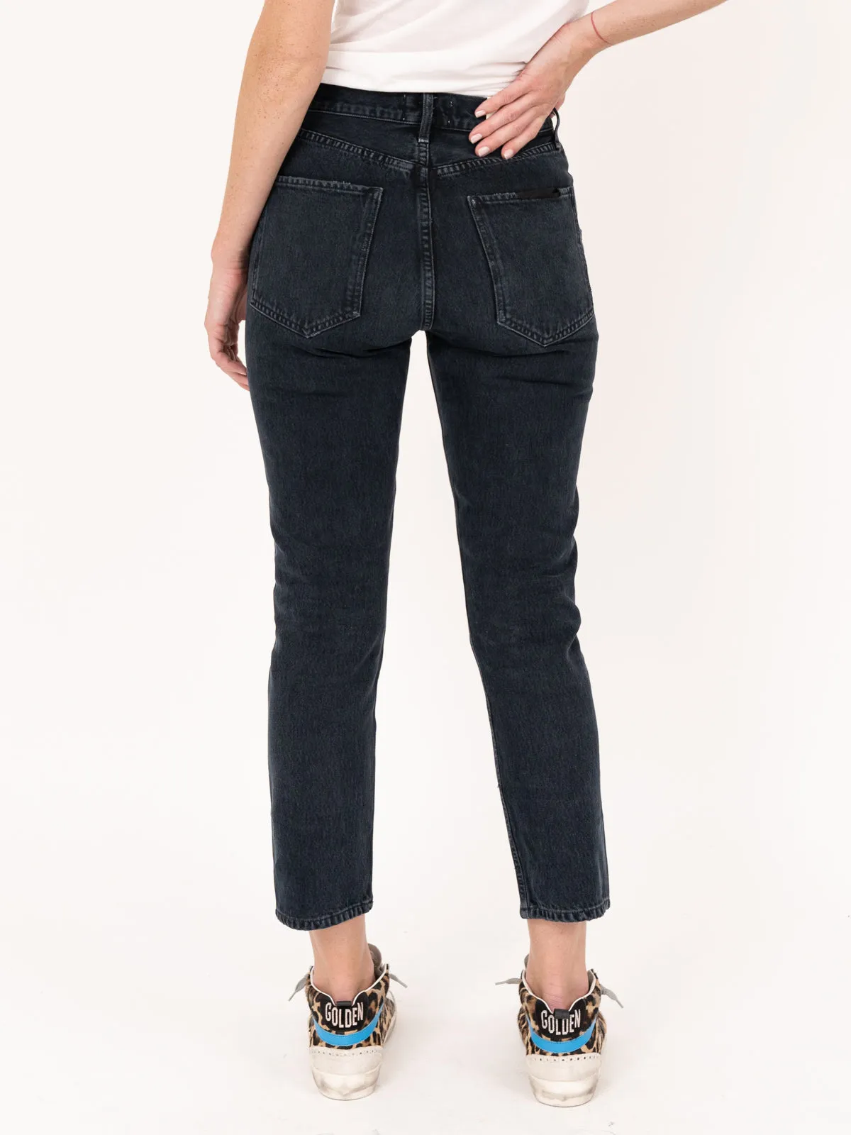 Riley Straight Crop High Rise