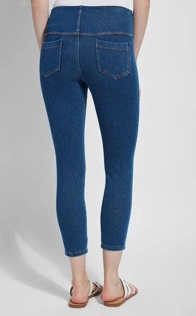 Toothpick Denim Crop - Mid Wash