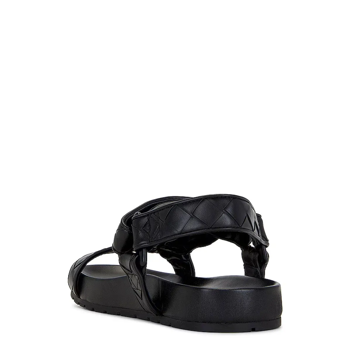 Trip Woven Sandal, Black