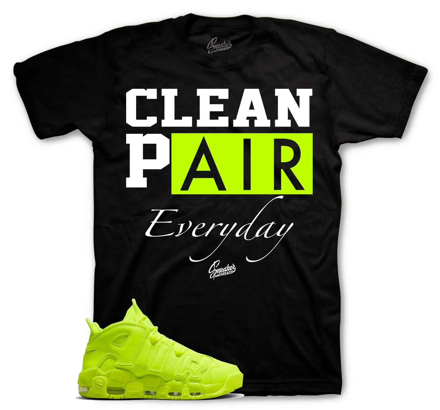 Uptempo 96 Volt Shirt - Clean Pair - Black