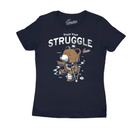 Womens Midnight Navy 3 Shirt - Struggle Breeds - Navy