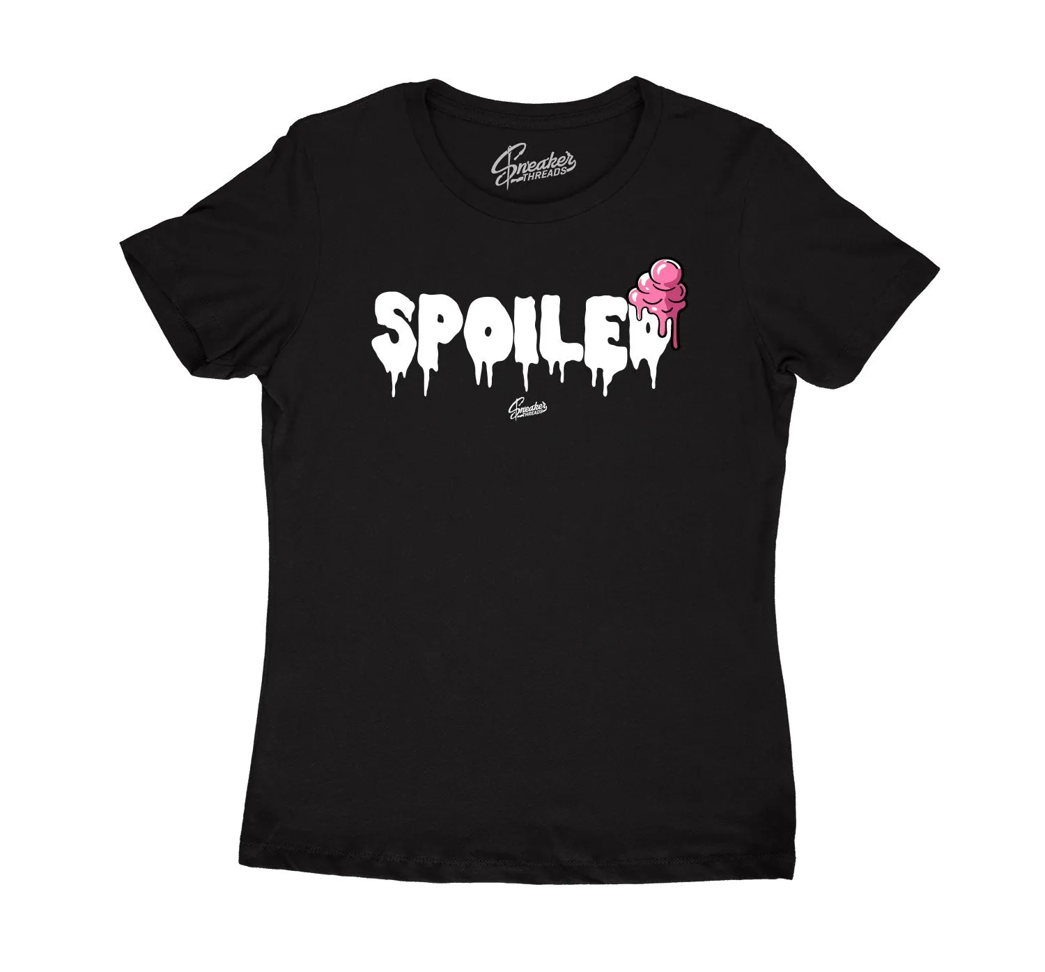 Womens Pinksicle 8 Shirt - Spoiled - Black