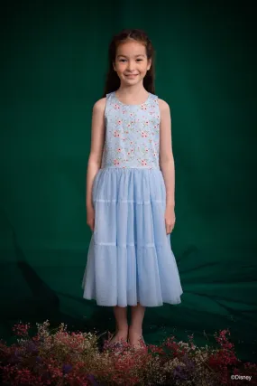 Wren Dress - Blue Princess Rose