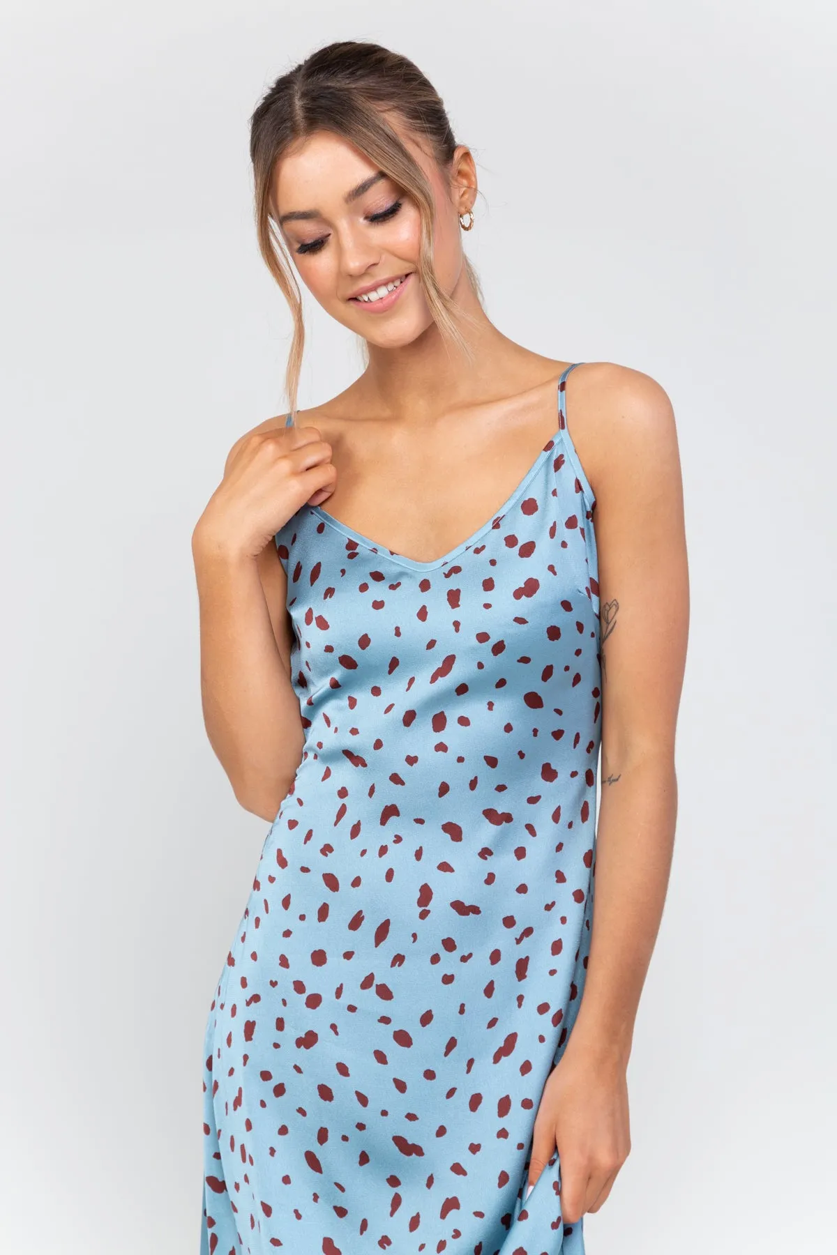 Zibi London Billie Slip Blue Dress